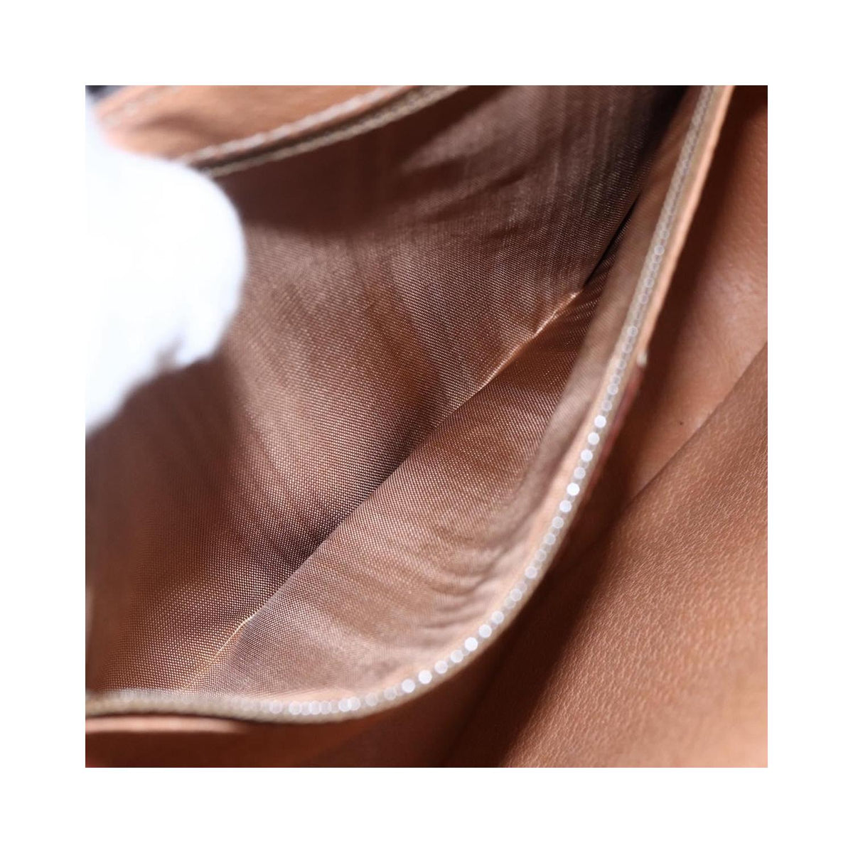 Sac Porté Épaule Celine Macadam Shoulder Bag Toile - Marron