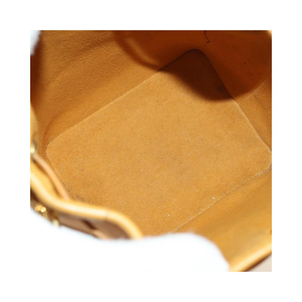 Sac Porté Épaule Louis Vuitton Noe Nm Nano Cuir - Jaune