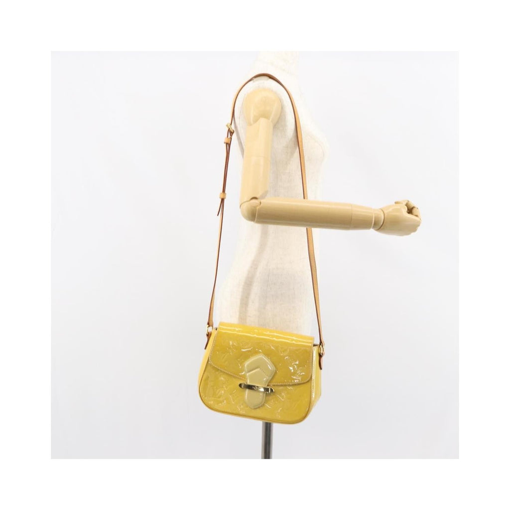 Sac À Main Louis Vuitton Bellflower Gm Cuir Verni - Marron