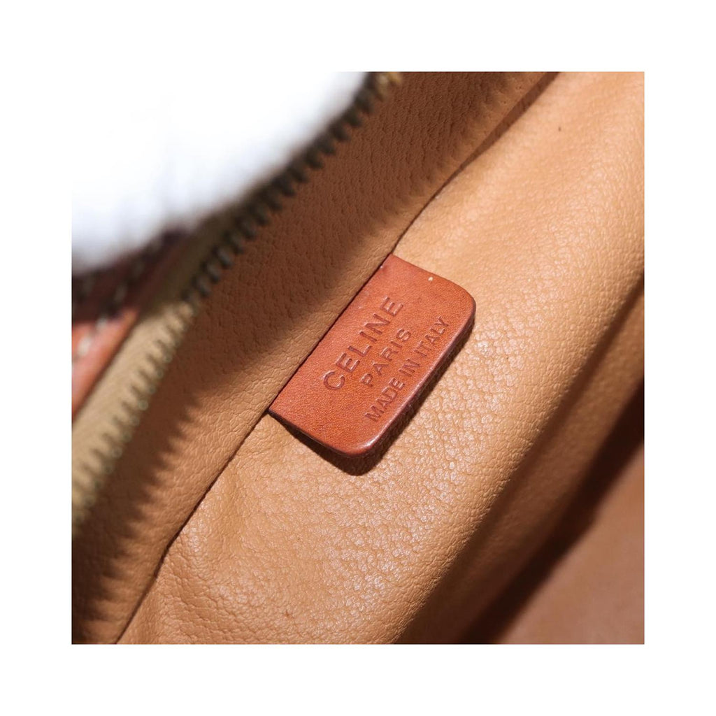 Pochette Celine Macadam Vanity Toile - Marron