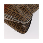 Fendi Mamma Baguette PVC shoulder bag - Brown