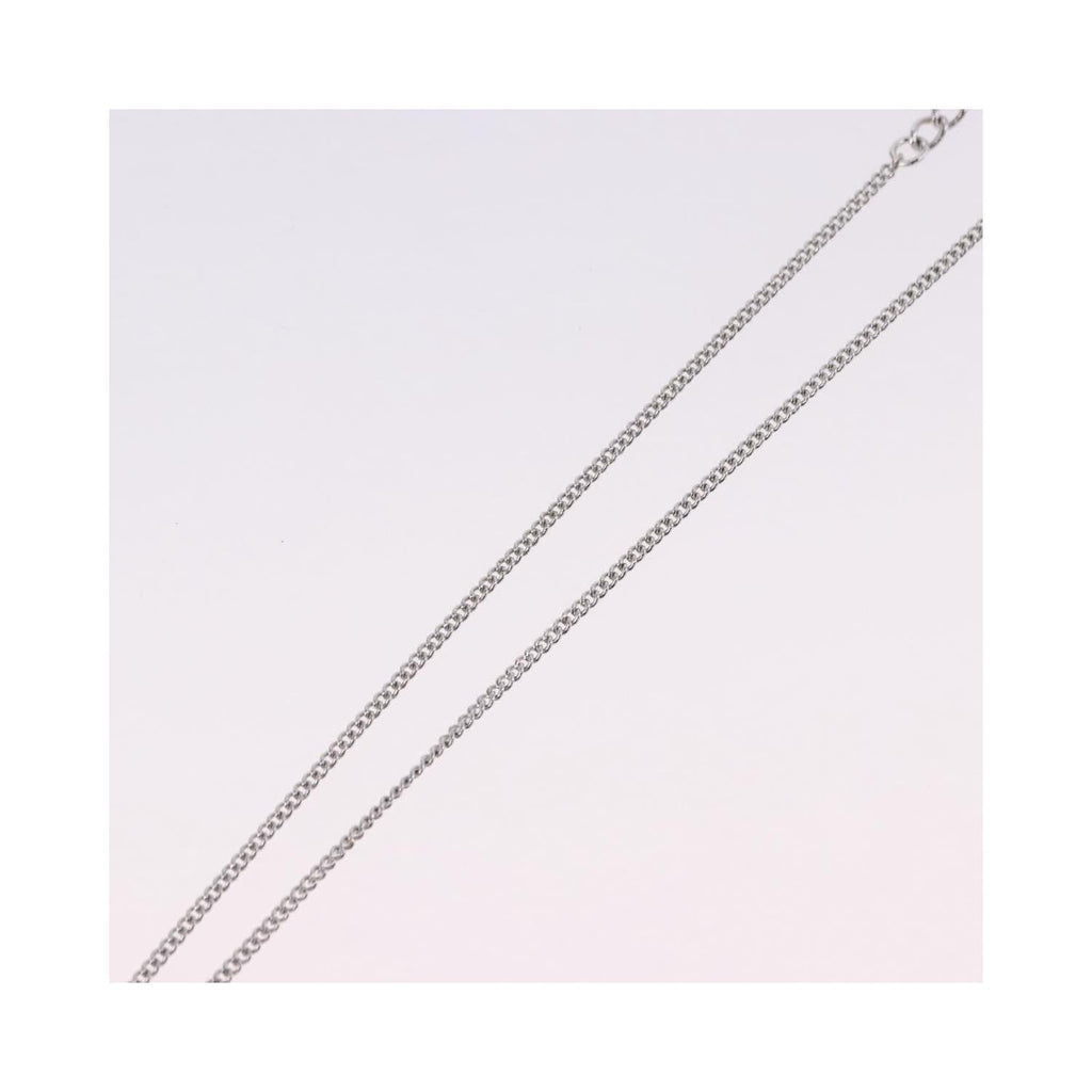 Collier Christian Dior Vintage Dior Logo Metal - Argent