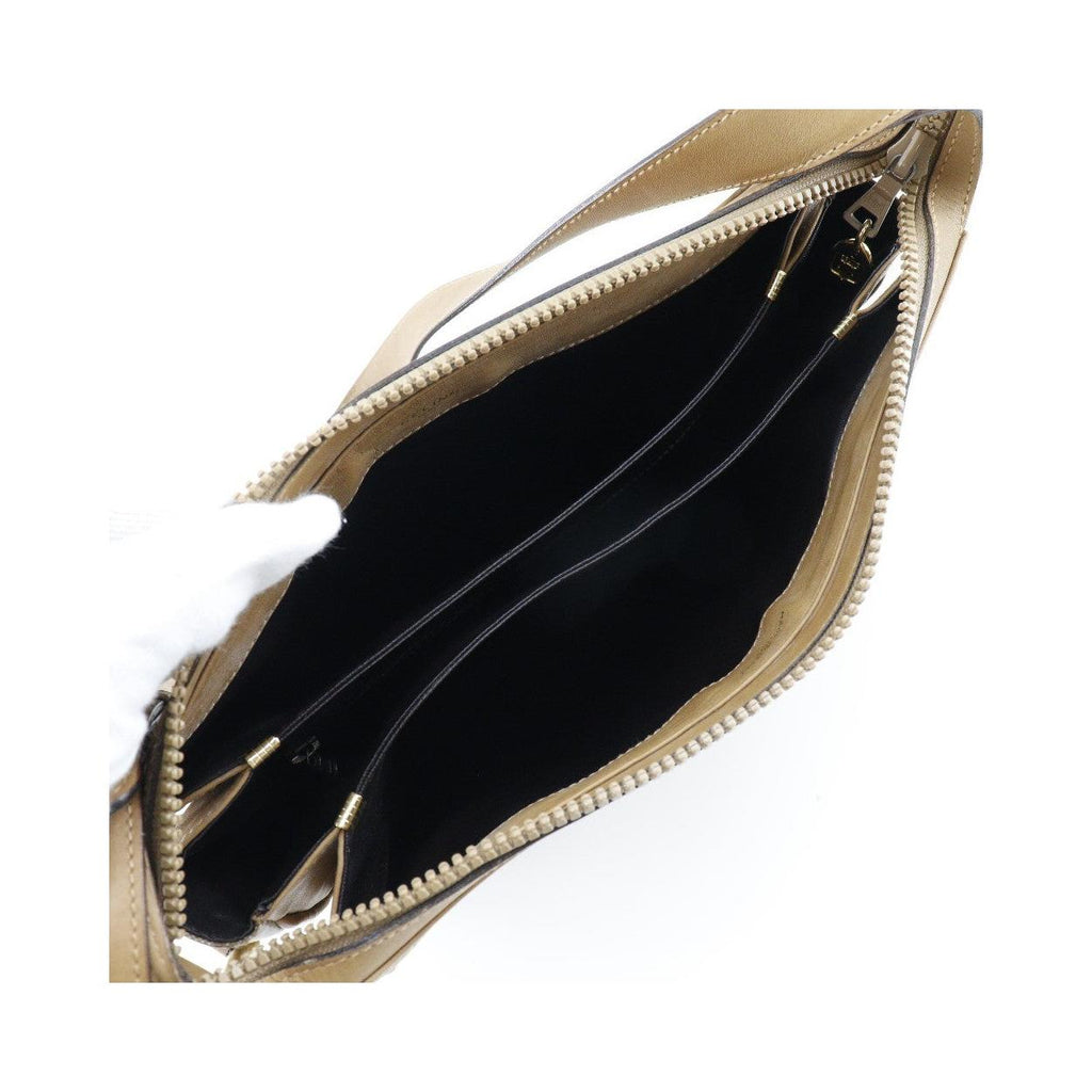 Sac Porté Épaule Celine Macadam Shoulder Bag Pvc - Beige