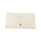 Pochette Chanel Full Flap Wallet On Chain Cuir - Blanc