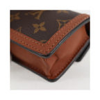 Sac Porté Épaule Louis Vuitton Dauphine Mini Toile - Marron