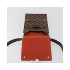 Sac Porté Épaule Louis Vuitton Portobello Messenger Toile - Marron