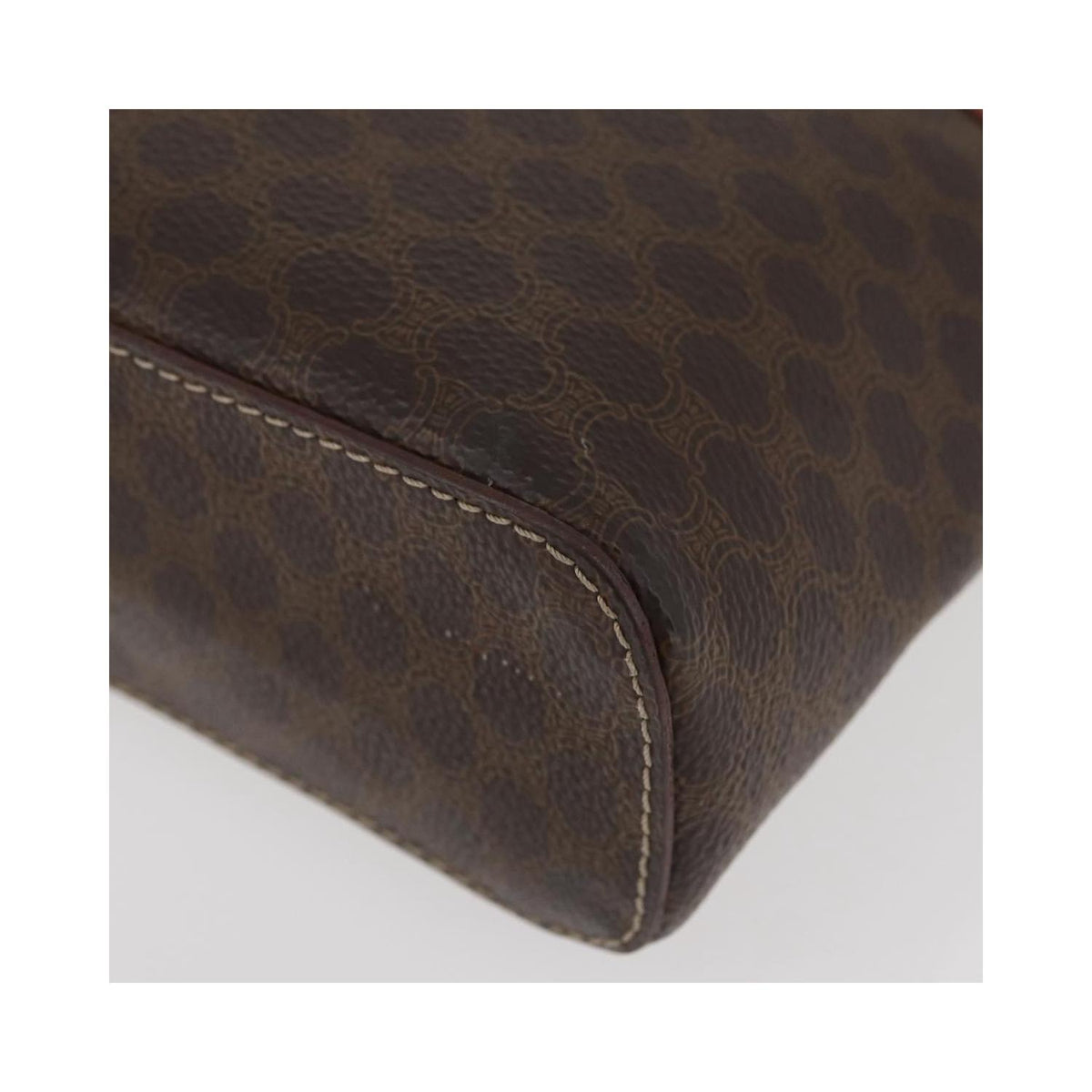 Pochette Celine Macadam Vanity Toile - Marron