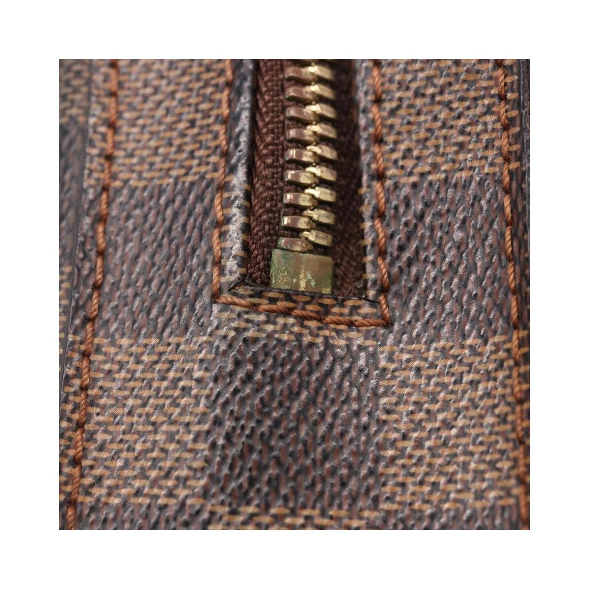 Sac Porté Épaule Louis Vuitton Geronimos Waist Toile - Marron