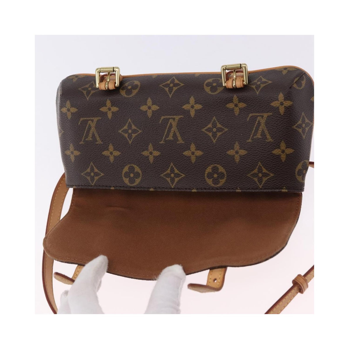 Sac À Main Louis Vuitton Marelle Waist Toile - Marron
