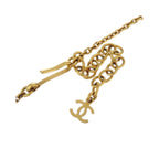 Collier Chanel Vintage Cc Rectangular Pendant Gold_Plated - Or