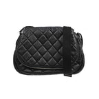 Sac Porté Épaule Chanel Expandable Flap Messenger Large Cuir - Noir