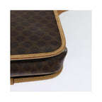 Sac Celine Macadam Shoulder Bag Toile - Marron