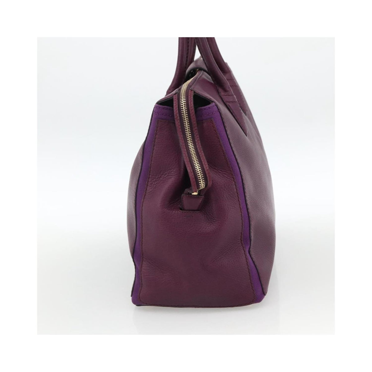 Cabas Saint Laurent Bicolor Muse Two Cabas Cuir - Violet