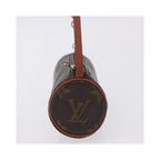 Pochette Louis Vuitton Papillon mini de lona marrón