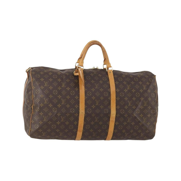 Louis Vuitton - Keepall Bandouliere 60 travel bag in canvas - Brown