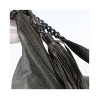Sac Porté Épaule Gucci Soho Chain Hobo Medium Cuir - Argent