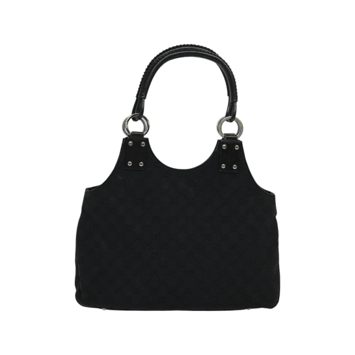 Sac Porté Épaule Gucci Gg Canvas Toile - Noir