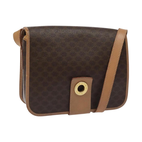 Bolso de hombro Celine Vintage Macadam Lona y cuero Imagen del producto