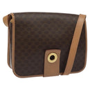 Celine Vintage Macadam Shoulder Bag Canvas and Leather Product Image
