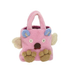 Sac À Main Gucci Children'S Flying Bear Tote Wool - Rose