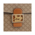 Sac Porté Épaule Celine Macadam Small Toile - Beige