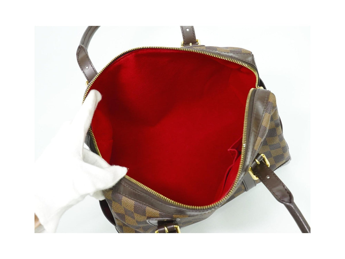 Sac À Main Louis Vuitton Berkeley Handbag Toile - Marron