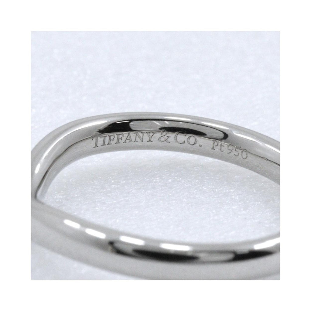 Bague Tiffany & Co. Elsa Peretti Curved Wedding Band Platinum - Argent