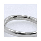 Bague Tiffany & Co. Elsa Peretti Curved Wedding Band Platinum - Argent