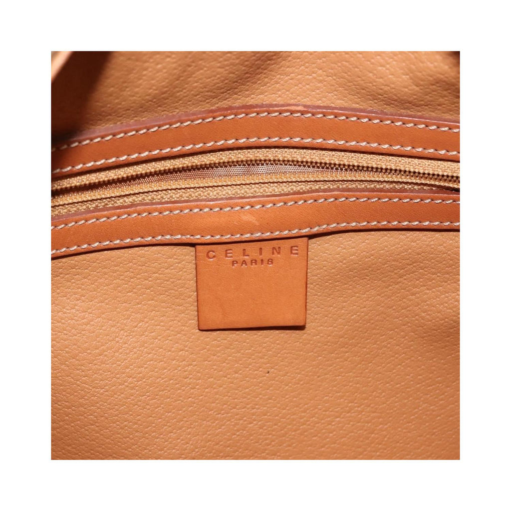 Sac À Main Celine Macadam Medium Toile - Marron