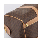 Sac À Main Celine Vintage Macadam Boston Pvc - Marron