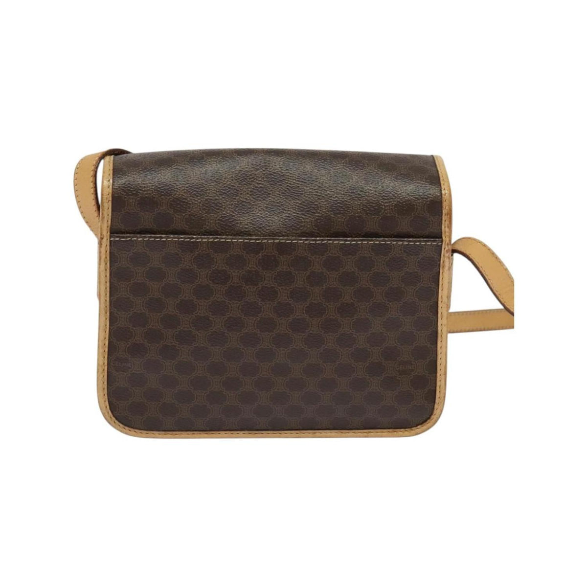 Sac Celine Macadam Shoulder Bag Toile - Marron