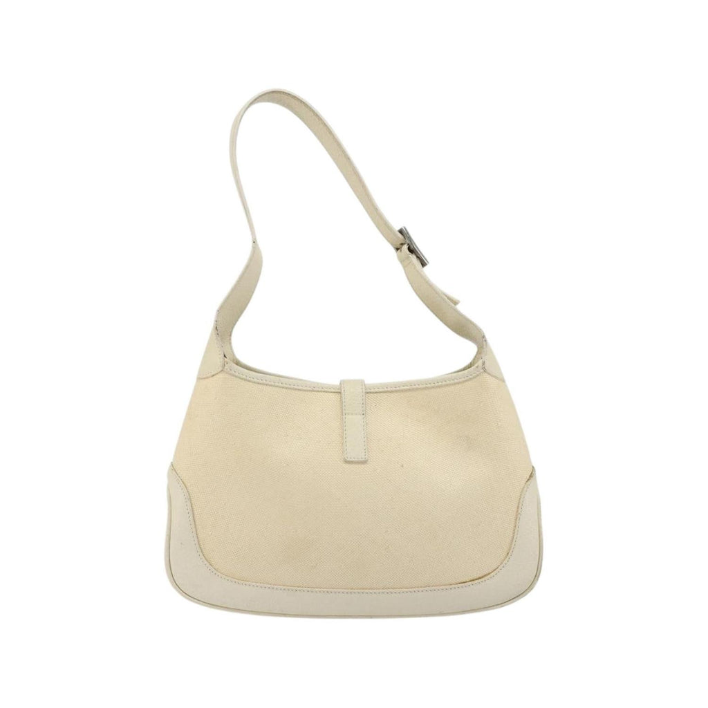 Sac À Main Gucci Vintage Jackie Shoulder Toile - Beige
