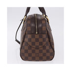 Sac À Main Louis Vuitton Duomo Boston Toile - Marron