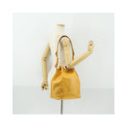 Sac Porté Épaule Louis Vuitton Noe Handbag Cuir - Jaune