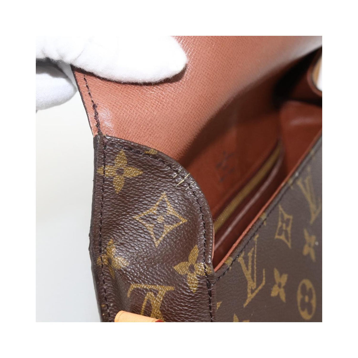 Sac À Main Louis Vuitton Saint Cloud Gm Toile - Marron