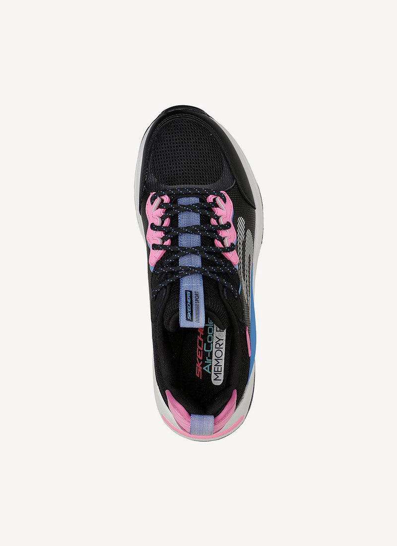 Skechers - Baskets Global Jogger - Black Pink - Femme