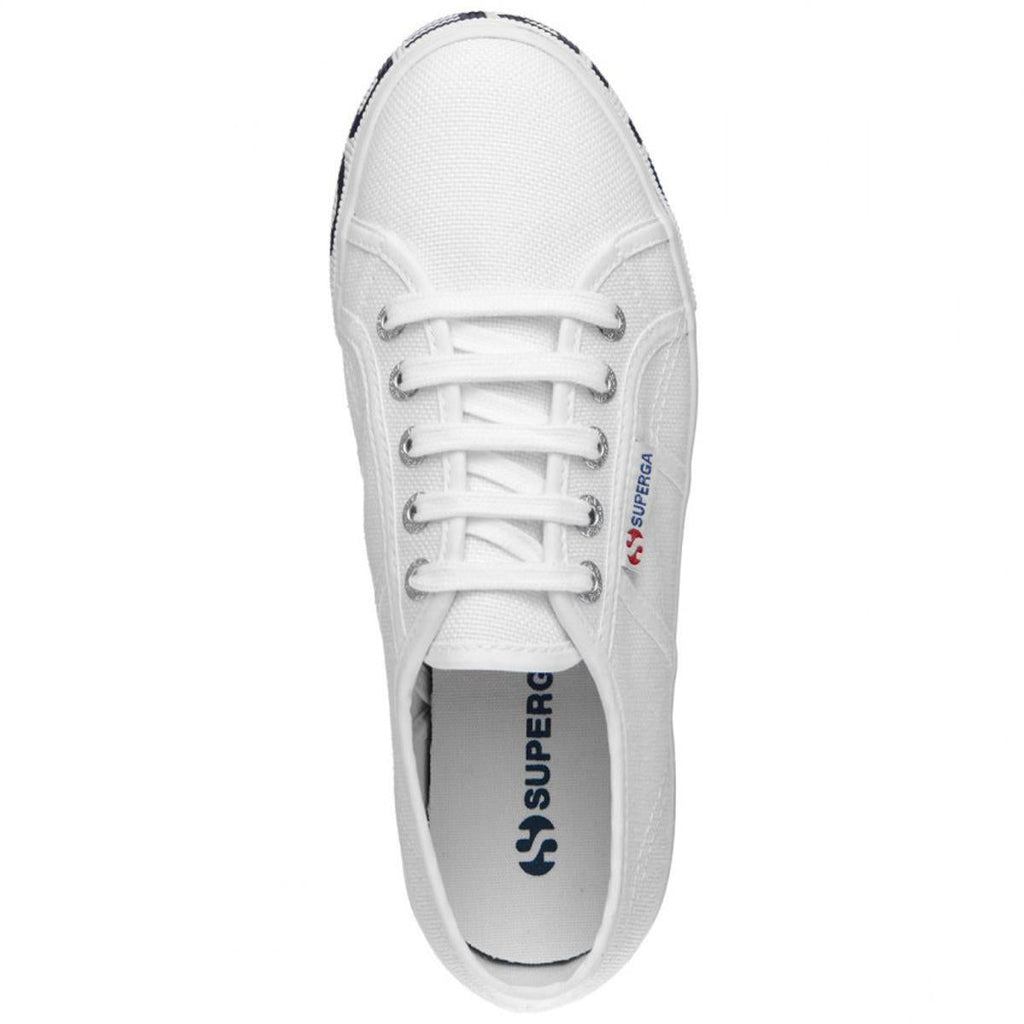Superga 2790-Cotw Outsole Lettering Trainer - White - Superga Women Men