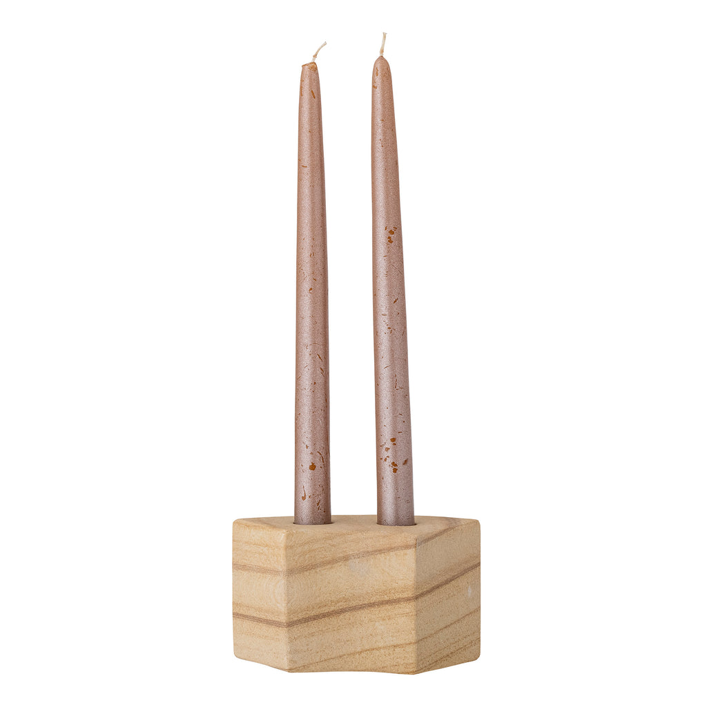 Florida - Candle Holder - Natural - Sandstone