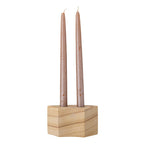 Florida - Set of 4 Candle Holders - Natural - Sandstone