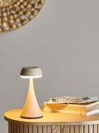 Pepple - Rechargeable Portable Lamp - Natural - Aluminium