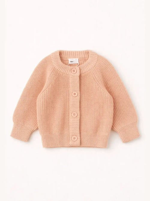 The Baby Vest 100% Organic Cotton Peach