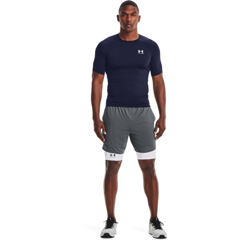 T-Shirt Hg Armour Comp Ss - Bleu Marine - Homme