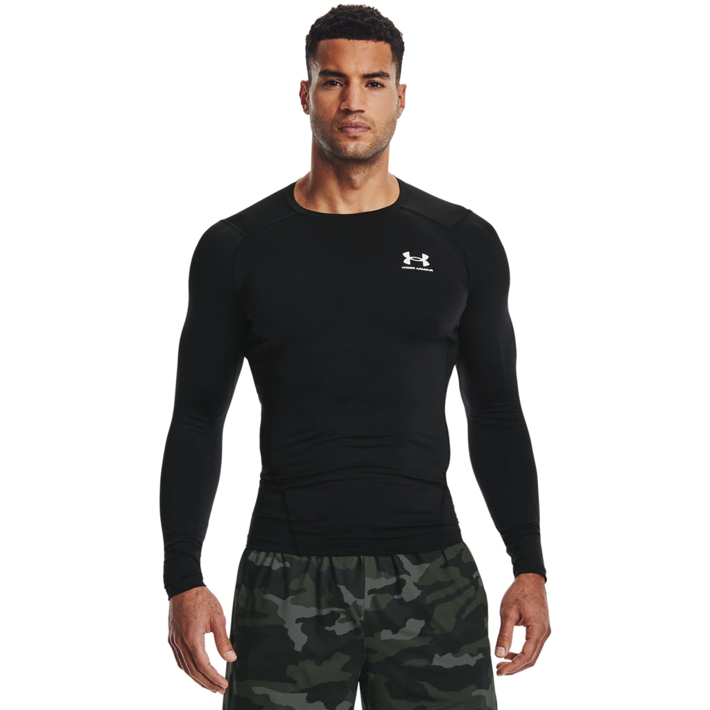 Hg Armour Comp Ls T-shirt - Sort - Herre