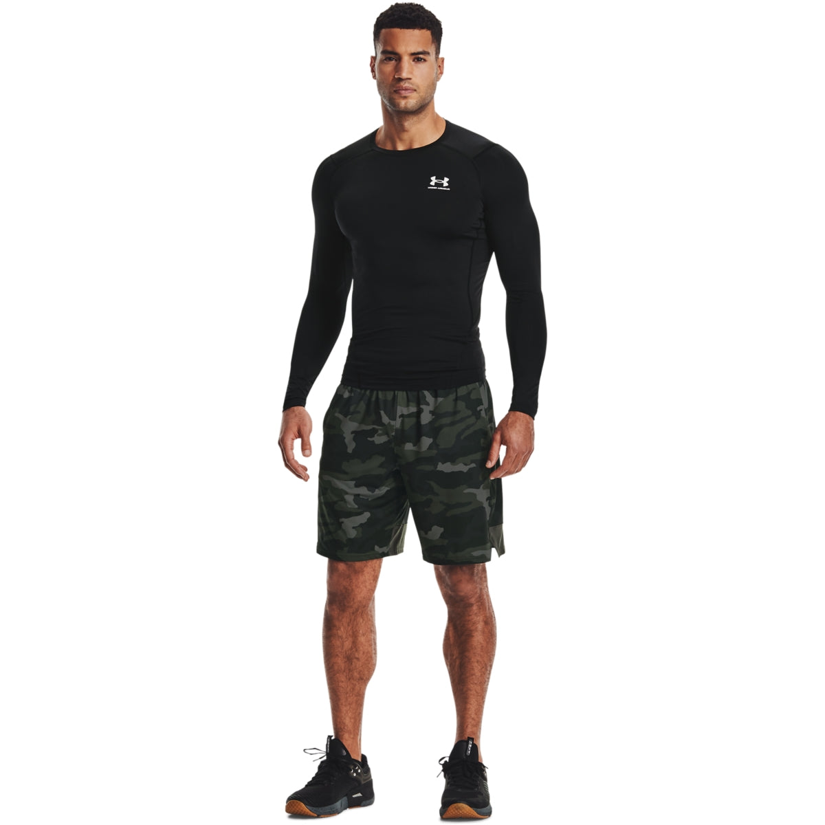 Hg Armour Comp Ls T-shirt - Sort - Herre