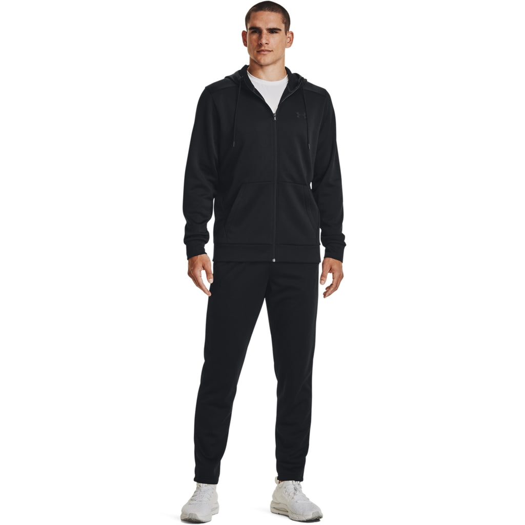 Hoodie Fleece Fz Hoodie - Zwart - Heren