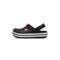 Zuecos Crocband Niños - Negro/Blanco