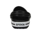 Zuecos Crocband Niños - Negro/Blanco