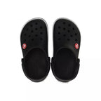 Zuecos Crocband Niños - Negro/Blanco