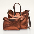Bolso de hombro Coti - Marrón brillante - Mujer