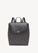 Dkny - Sac A Dos Bryant Flap - Noir Logo - Femme